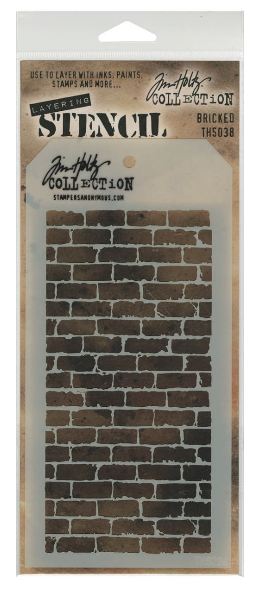 Tim Holtz Layered Stencil - Bricked