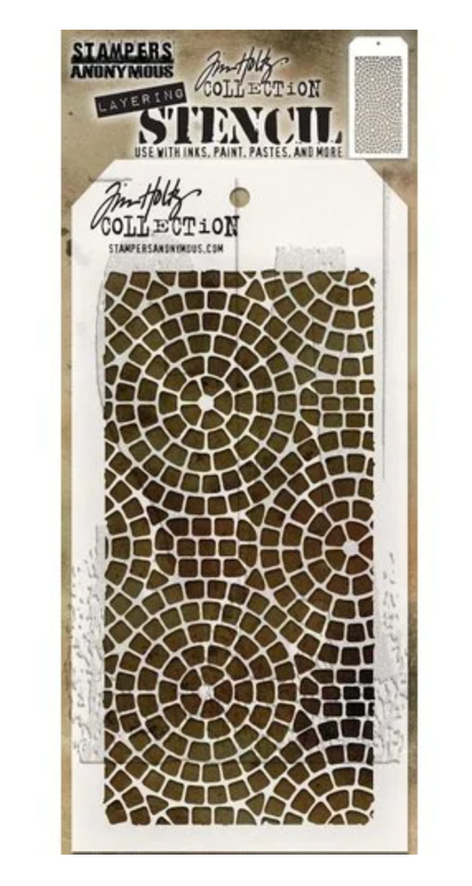 Tim Holtz Layered Stencil - Mosaic