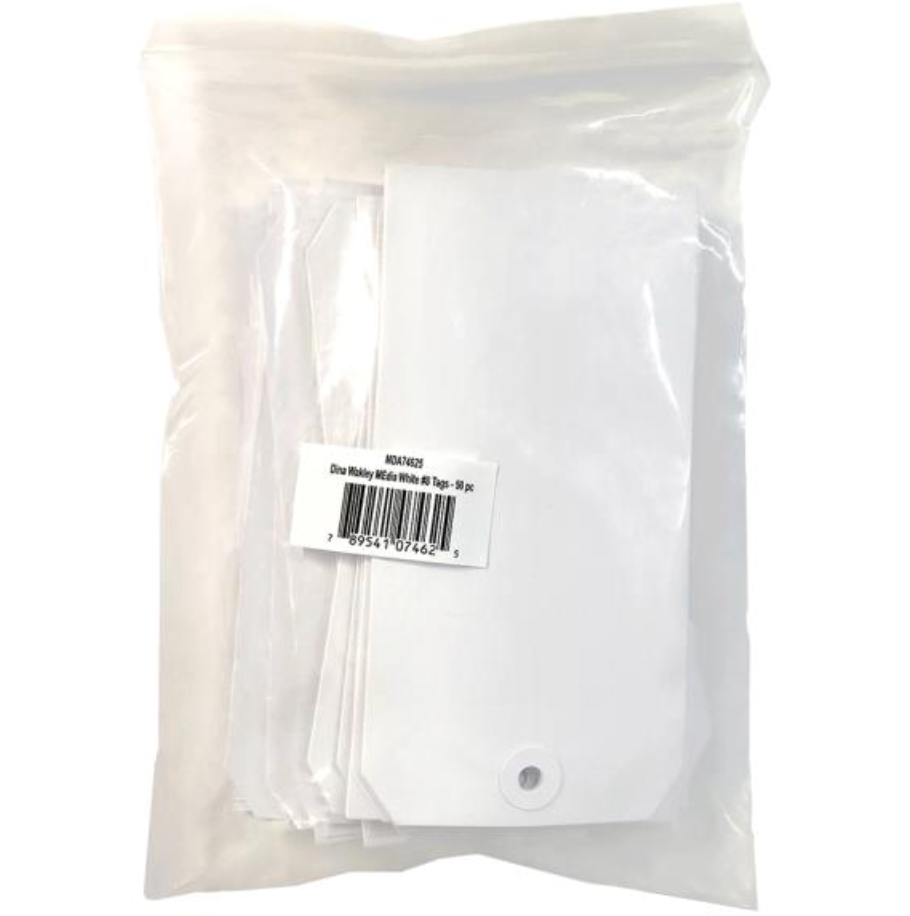 Dina Wakley Media White #8 Tags