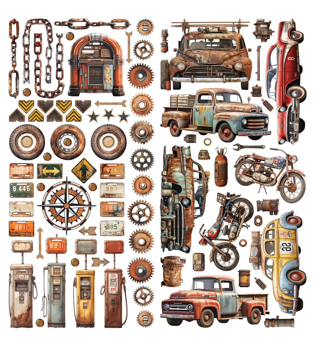 49 and Market Rust and Revs Collection Bundle