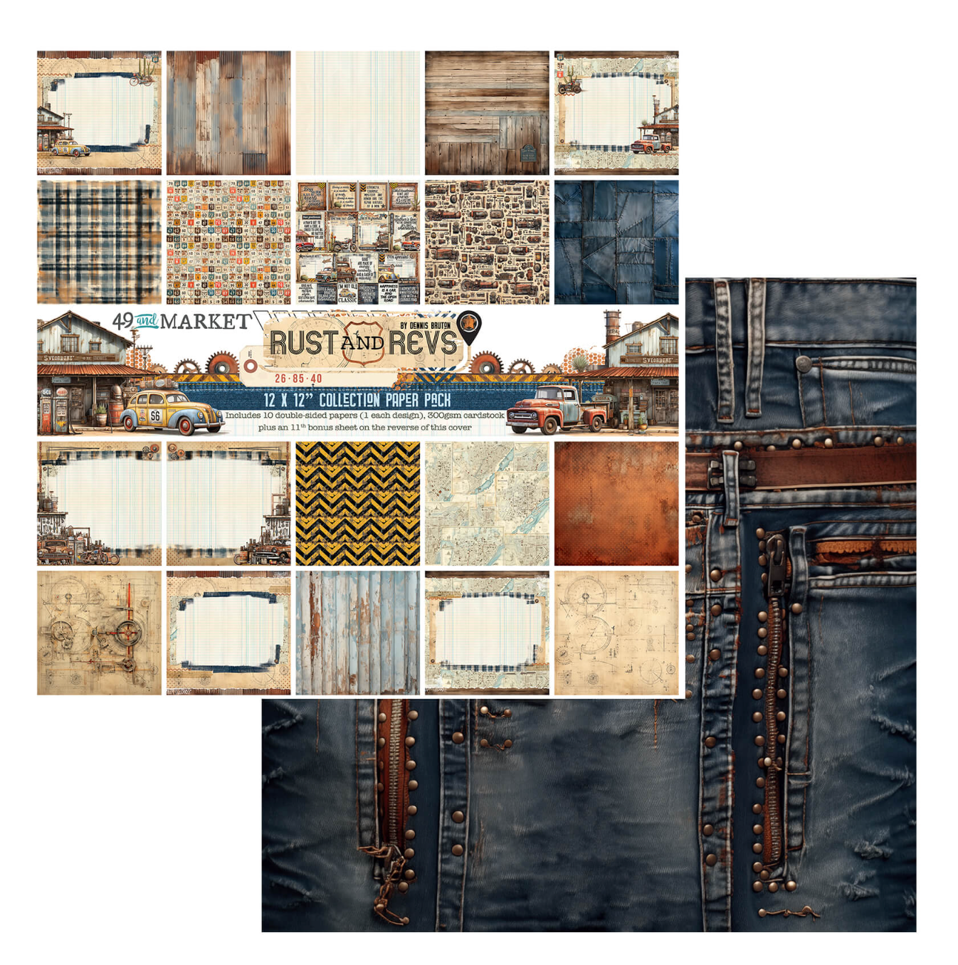 49 and Market Rust and Revs – 12 x12 Collection Pack