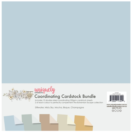 Uniquely Creative Bohemian Escape Coordinating Cardstock Bundle