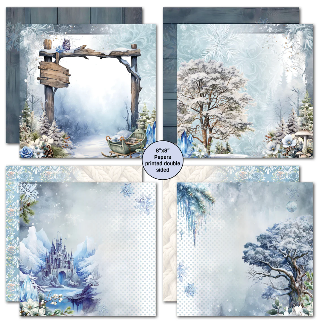 3Quarter Designs Winter Chronicles 8x8 Paper Pack