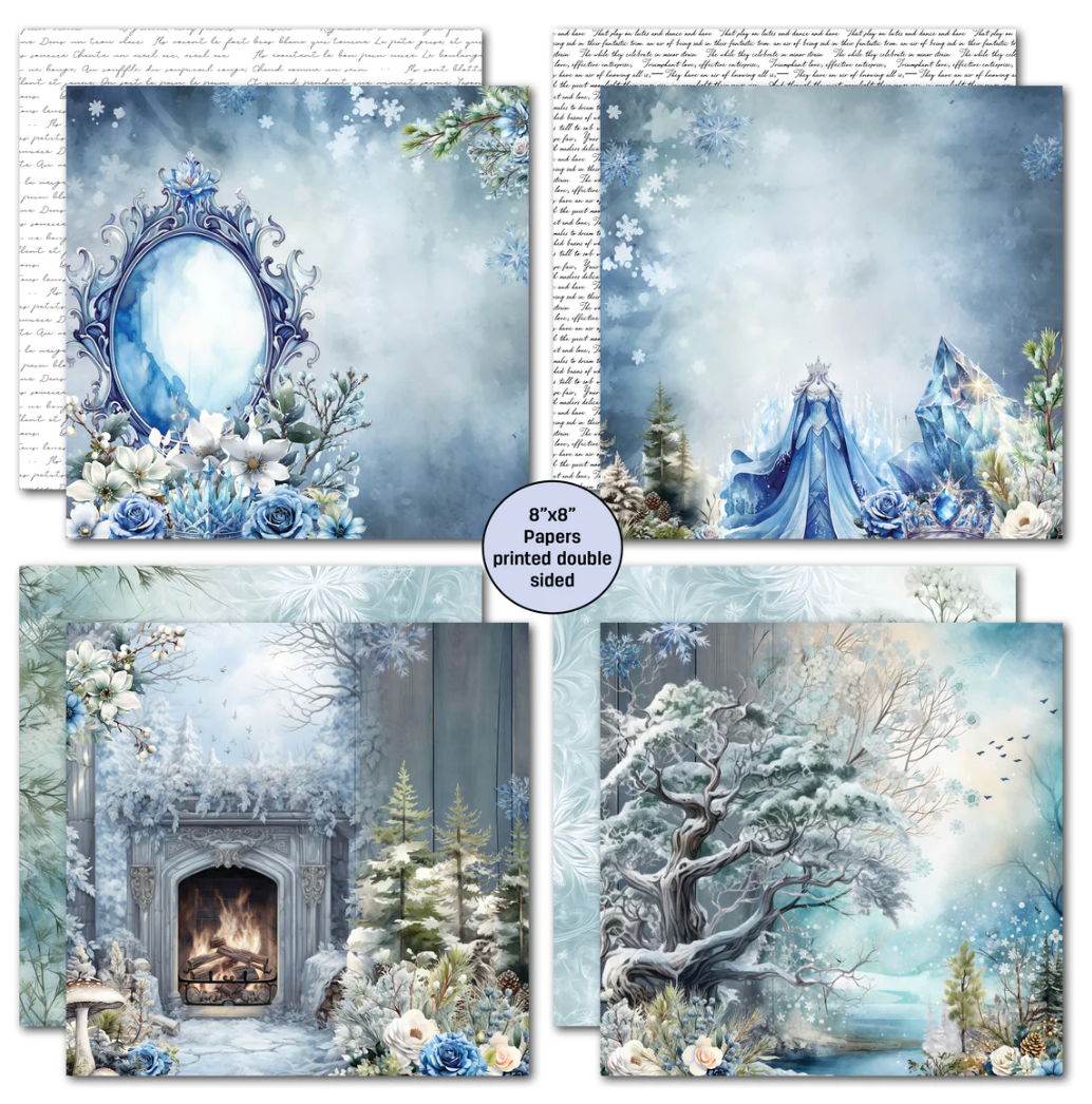 3Quarter Designs Winter Chronicles 8x8 Paper Pack