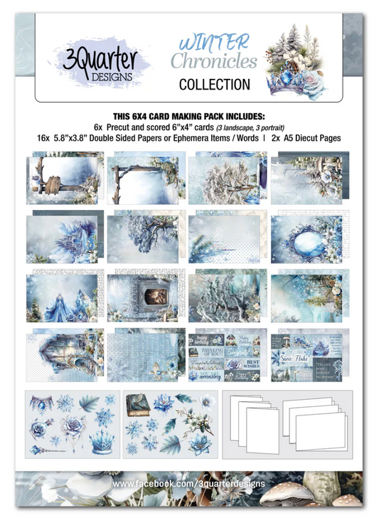 3Quarter Designs Winter Chronicles 6x4 Card Pack