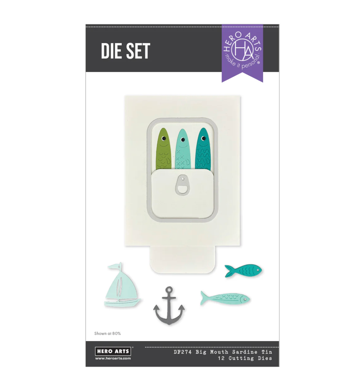 Hero Arts Partners Packed with Love Big Mouth Die Bundle