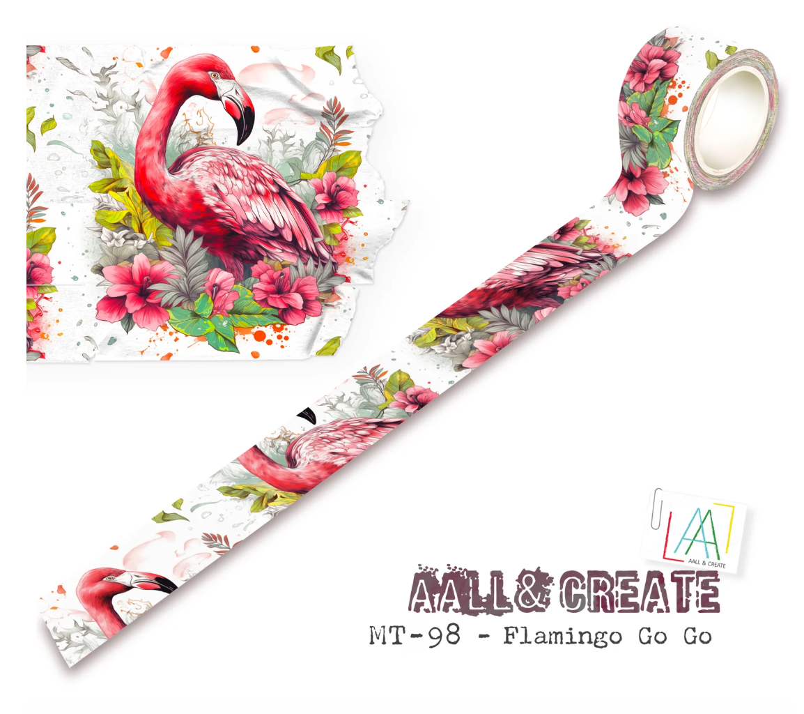 AAll & Create Flamingo Washi Card Workshop