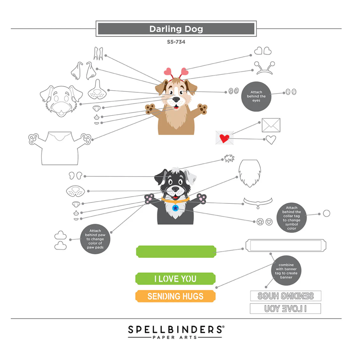 Spellbinders Sending Hugs Die Bundle