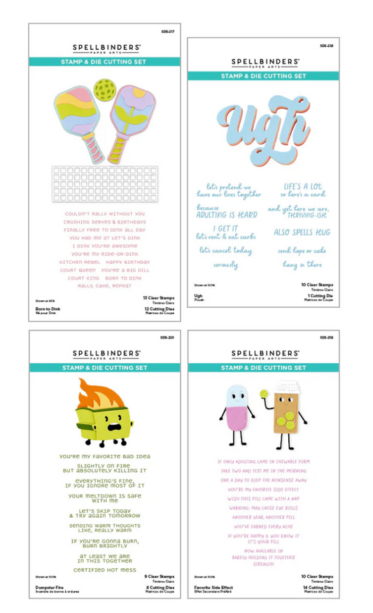 Spellbinders This is Life Complete Collection Stamp & Die Bundle