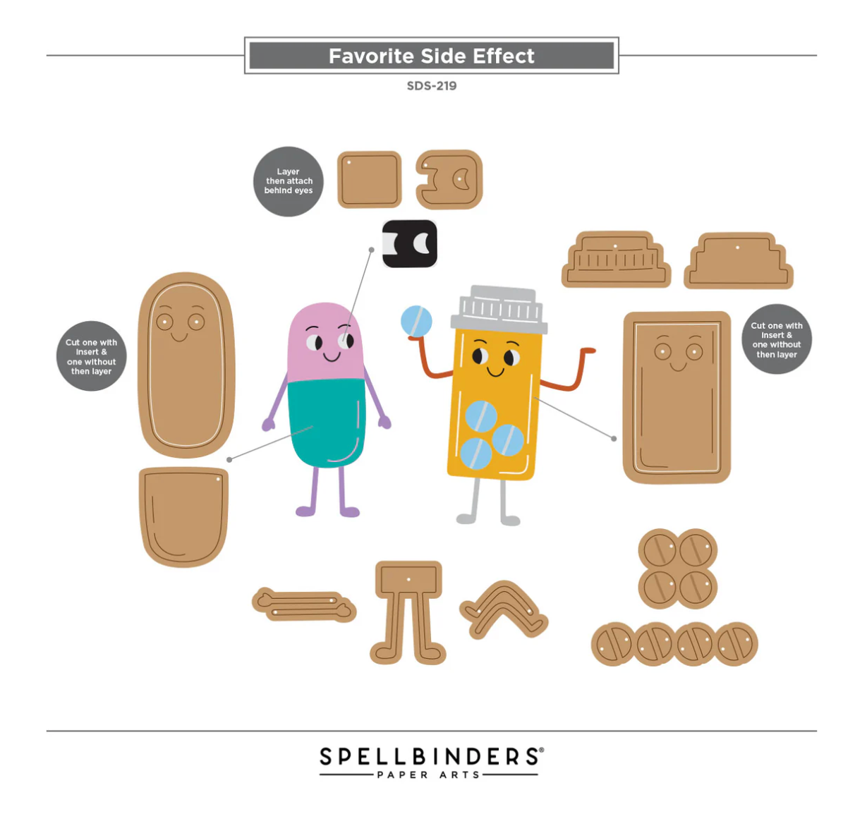 Spellbinders This is Life Complete Collection Stamp & Die Bundle