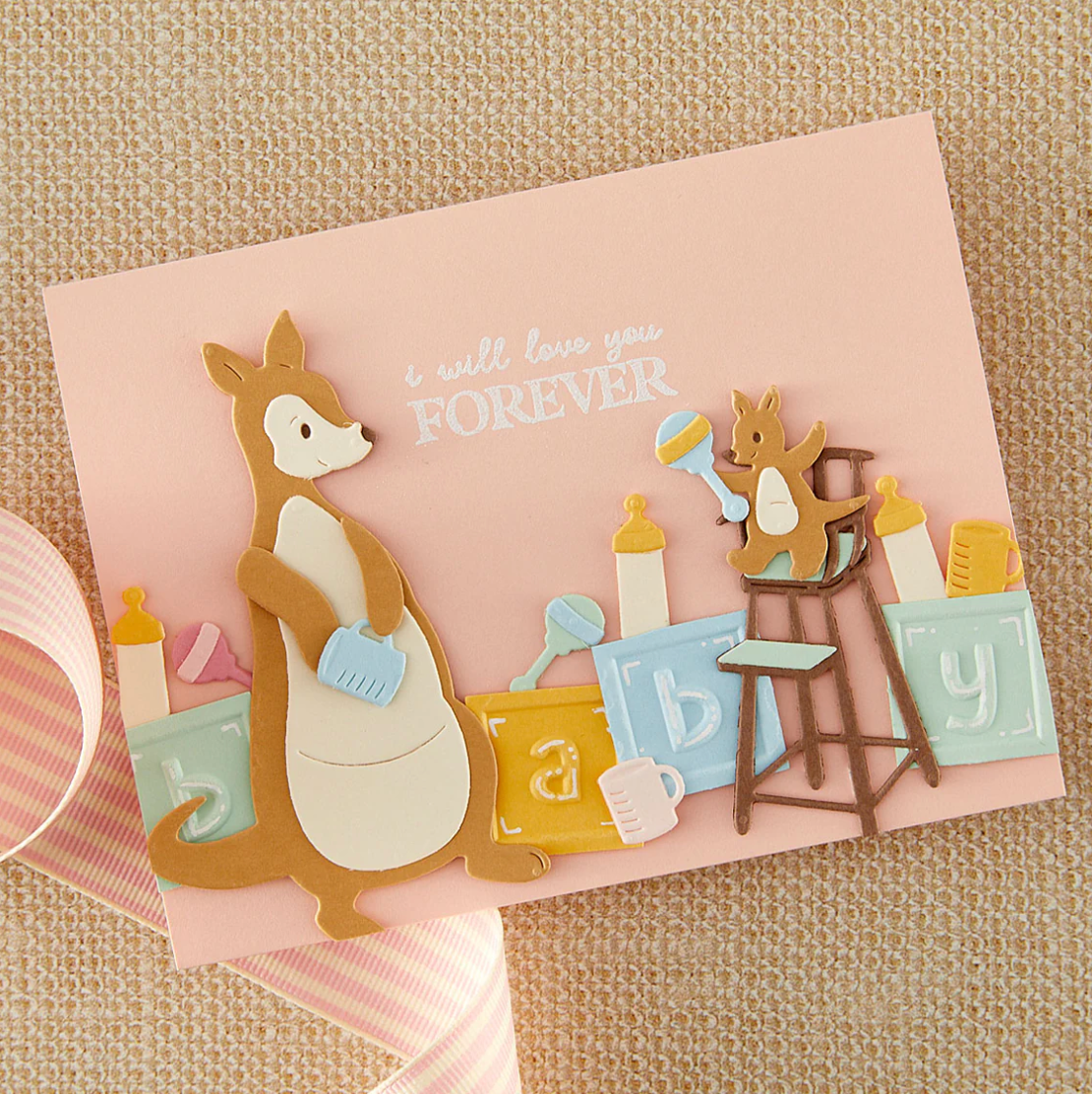 Spellbinders Kanga & Roo Characters Etched Dies