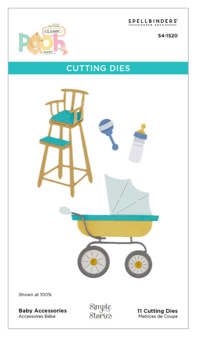 Spellbinders Baby Accessories Etched Dies