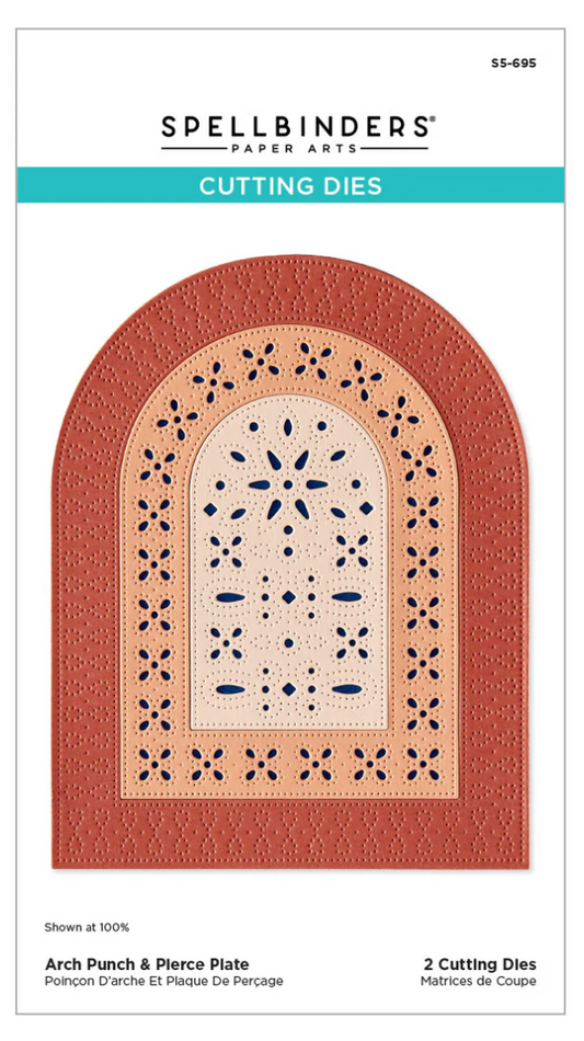 Spellbinders Arch Punch & Pierce Plate Etched Dies