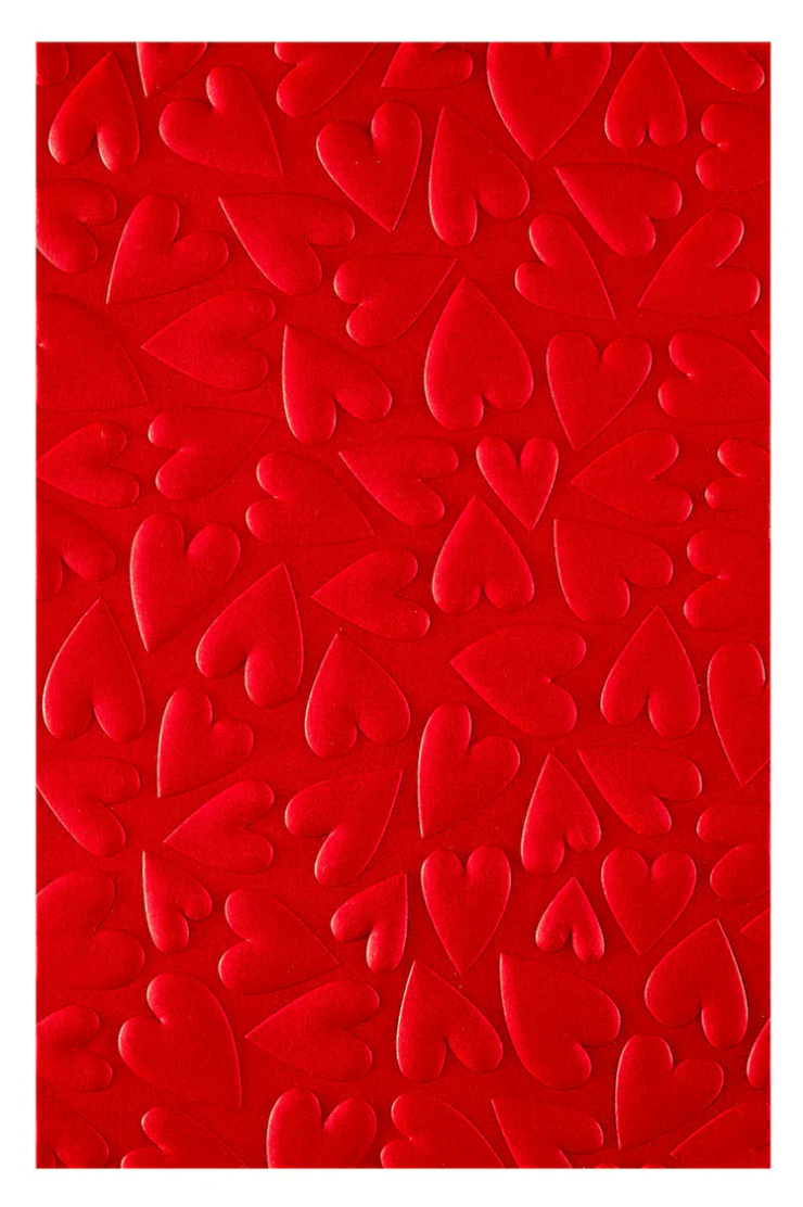 Spellbinders Puffy Hearts 3D Folder and Stencil Bundle