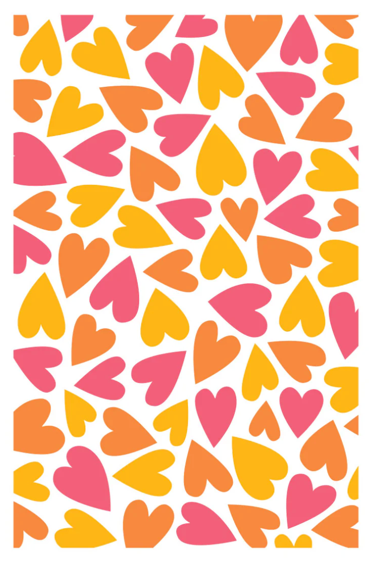 Spellbinders Puffy Hearts 3D Folder and Stencil Bundle