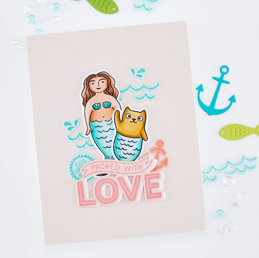 Hero Arts Partners In Brine Stamp & Cut Set