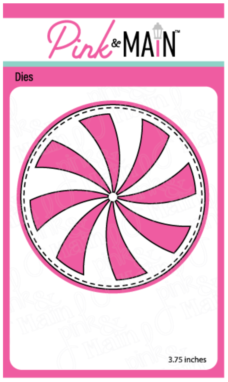 Pink & Main Peppermint Swirl Die