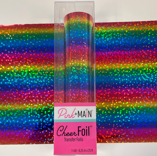 Pink & Main Starry Rainbow CheerFoil®