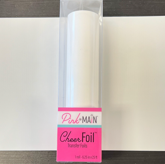 Pink & Main White CheerFoil®