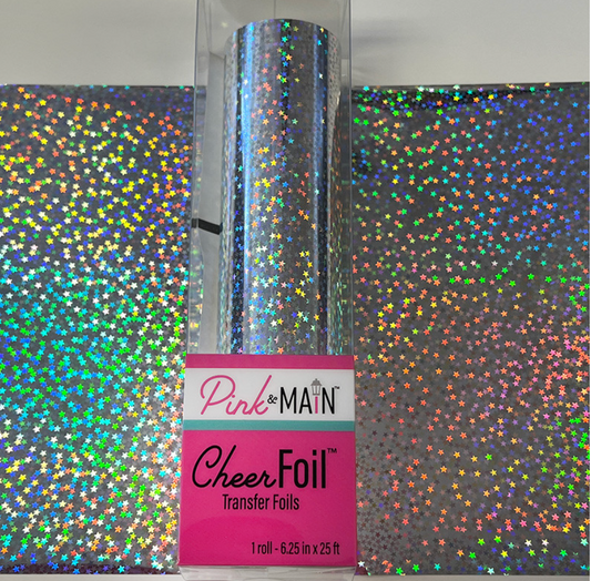 Pink & Main Starry Silver CheerFoil®
