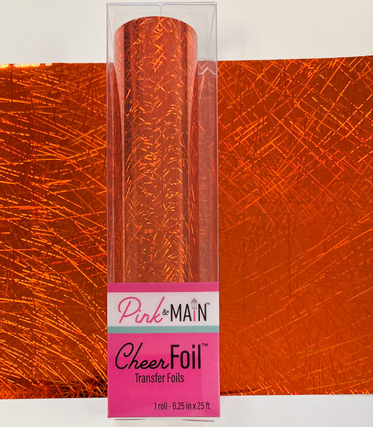 Pink & Main Tinsel Orange CheerFoil®