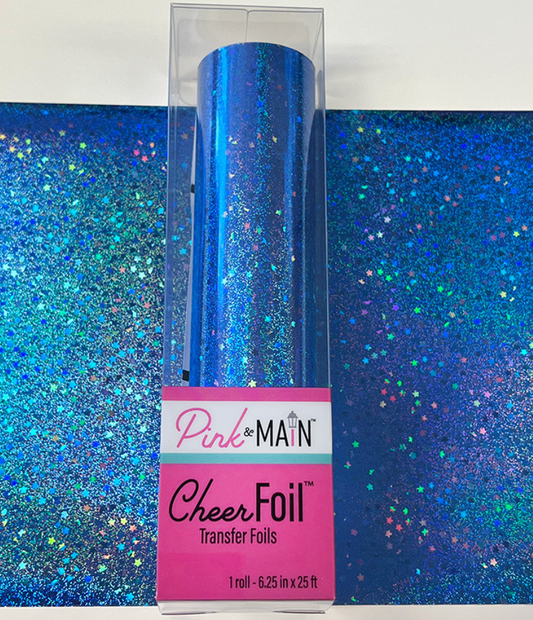 Pink & Main Sparkle Blue CheerFoil®