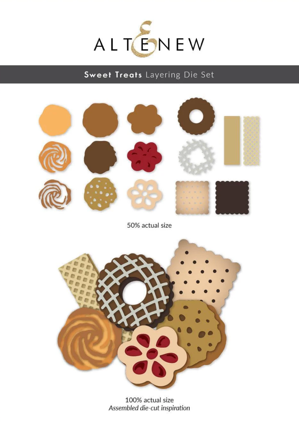 Altenew Sweet Treats Layering Die Set