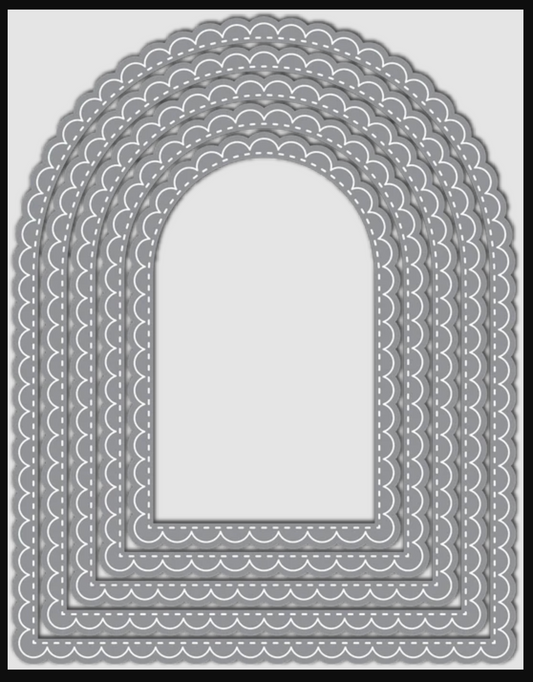 LDRS Stitched Scallop Arch Dies