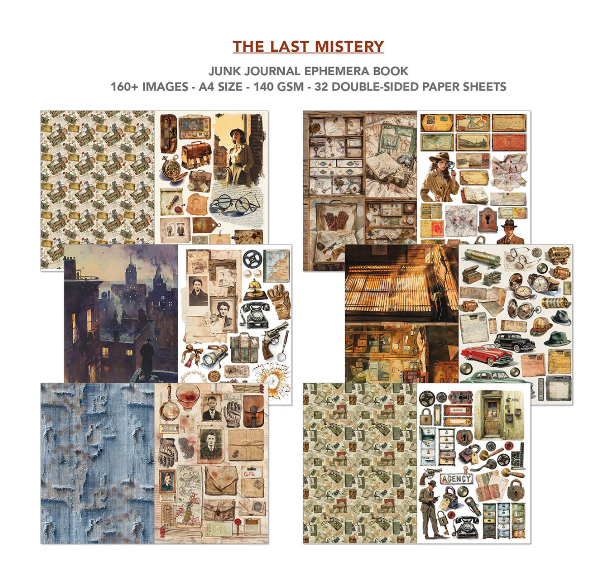 Ciao Bella The Last Mystery Junk Journal & Ephemera Book