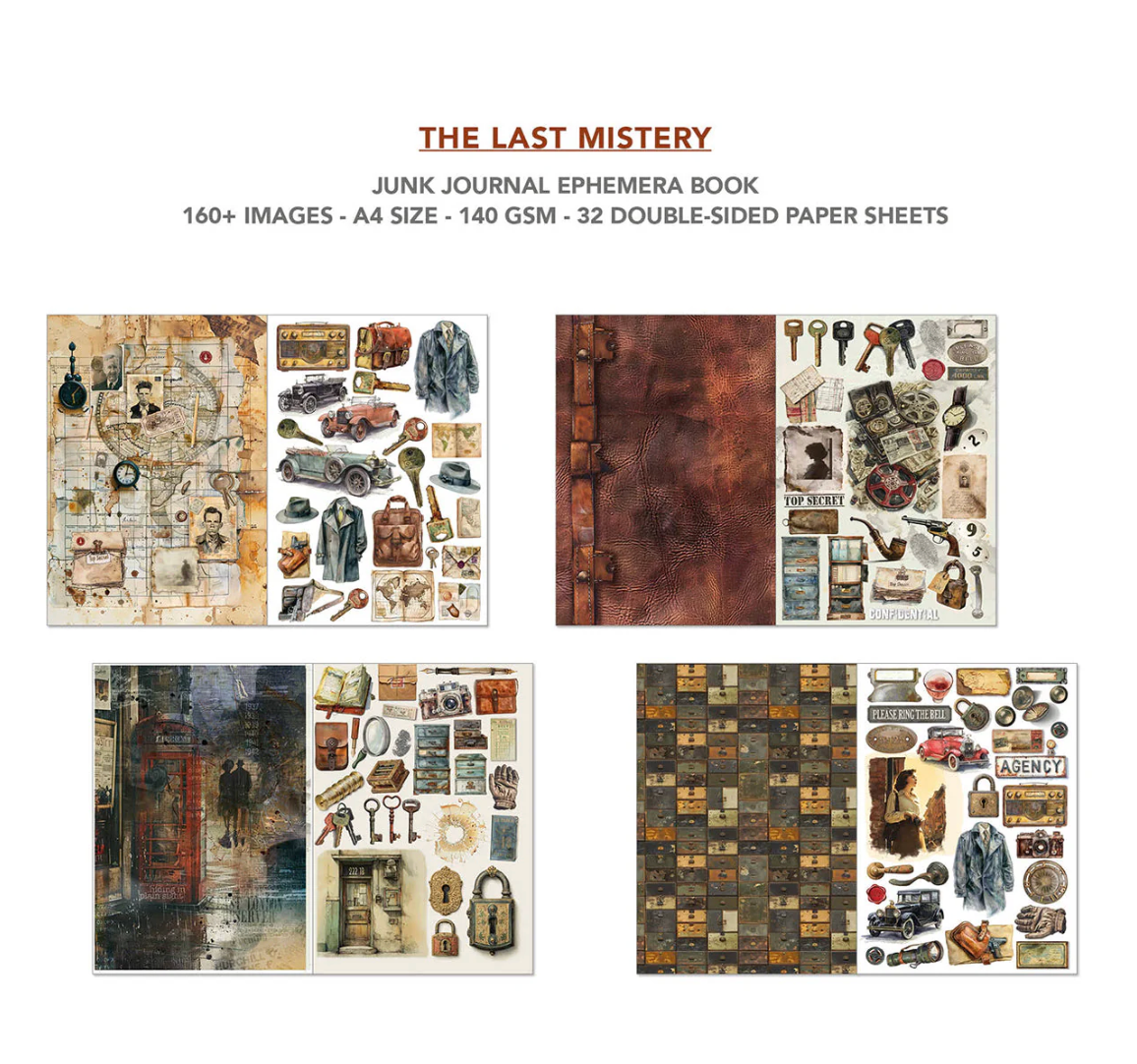 Ciao Bella The Last Mystery Junk Journal & Ephemera Book