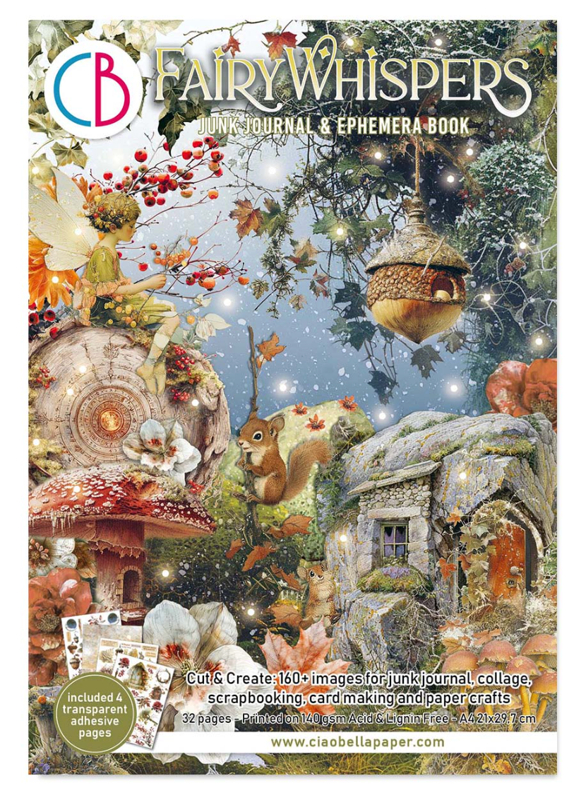 Ciao Bella Fairy Whispers Junk Journal & Ephemera Book