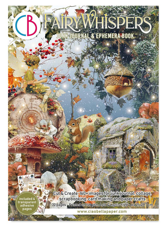 Ciao Bella Fairy Whispers Junk Journal & Ephemera Book