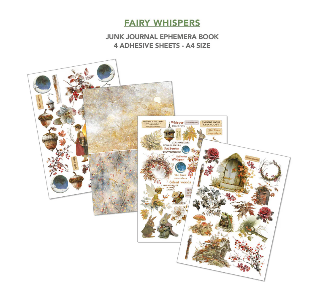 Ciao Bella Fairy Whispers Junk Journal & Ephemera Book