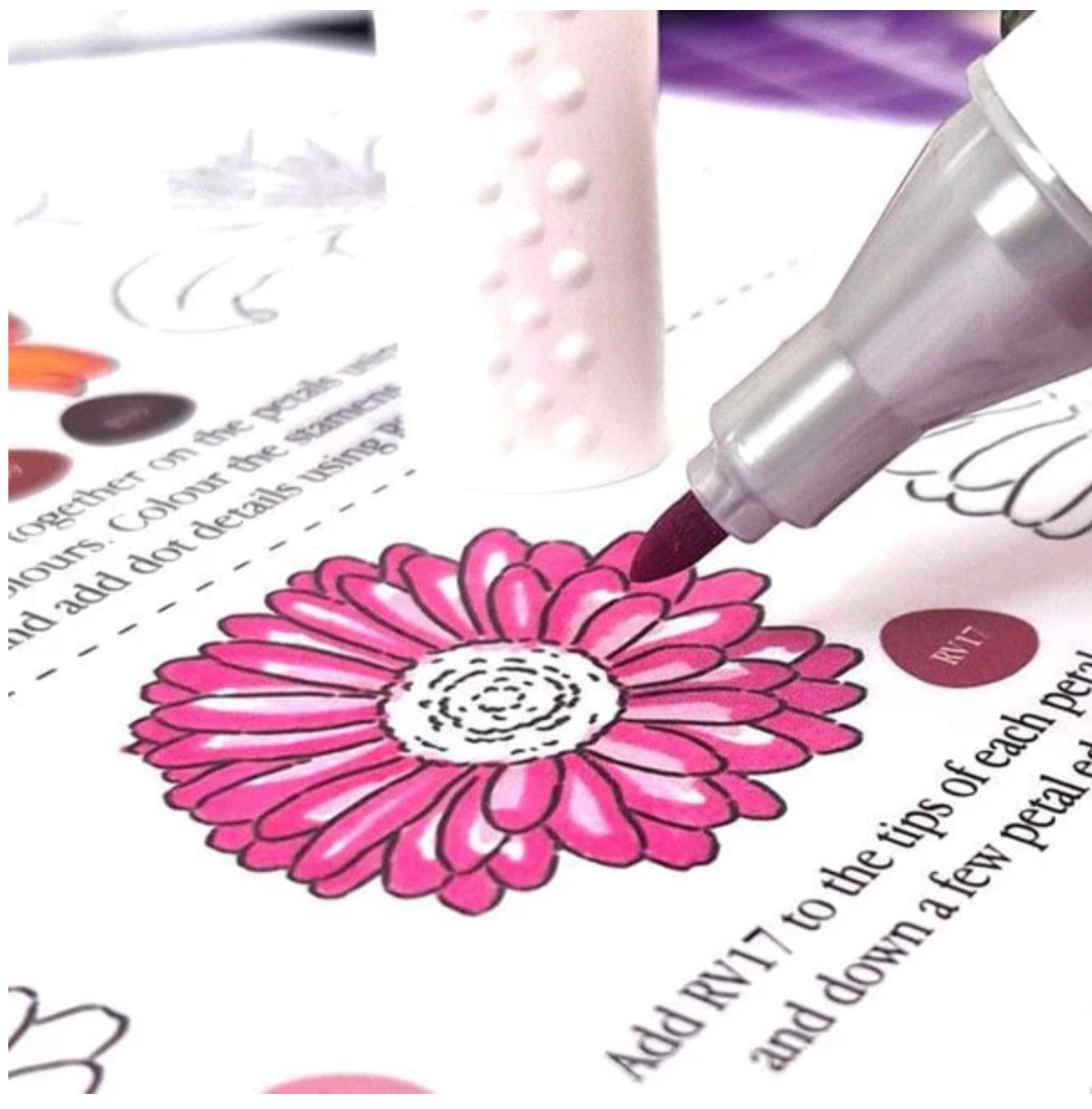 Hunkydory Prism Alcohol Markers Workbook - Vol. 1