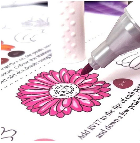 Hunkydory Prism Alcohol Markers Workbook - Vol. 1