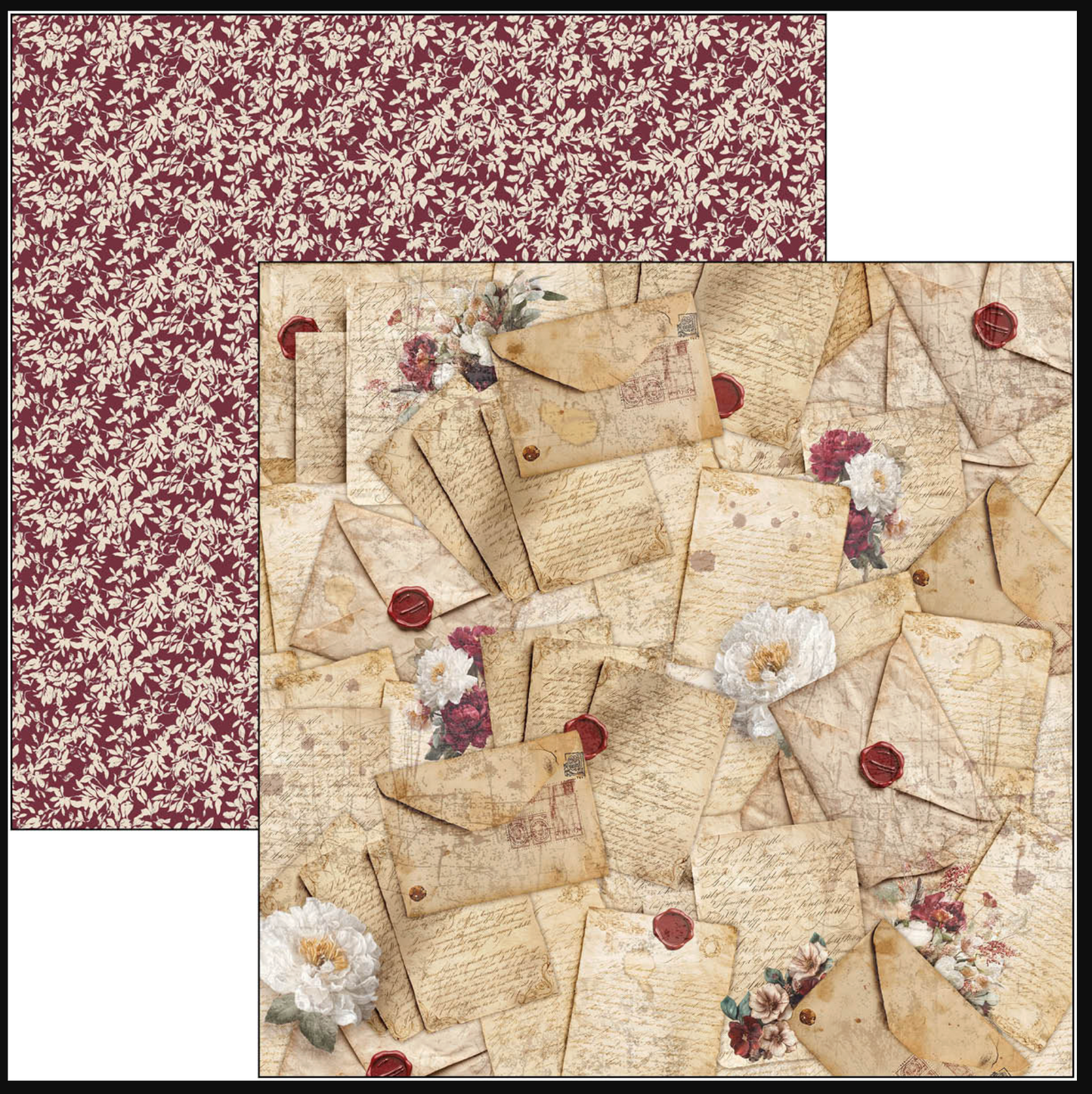 Ciao Bella Book Lovers Paper Pad 12"x12" 12/Pkg