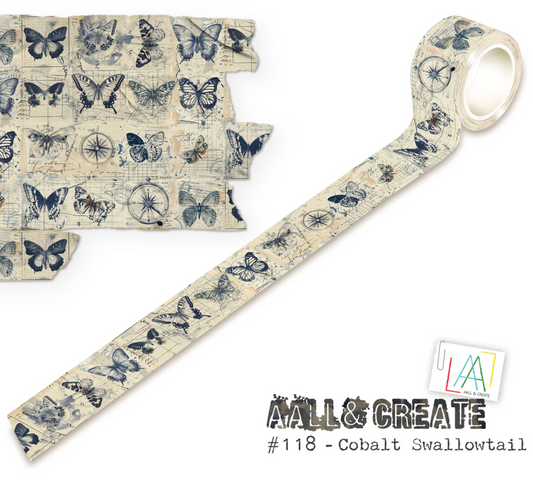 AALL & Create Cobalt Swallotail Layered Washi Tape