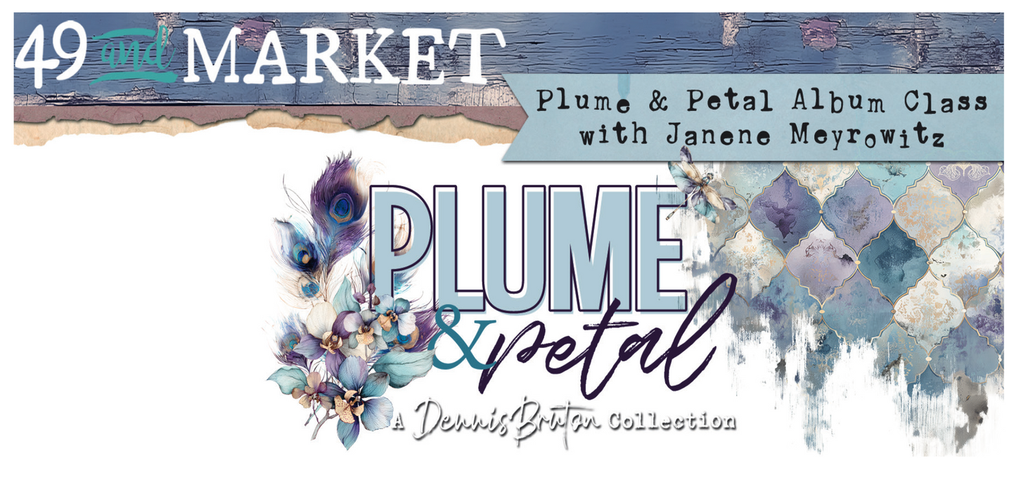 49 and Market Plume and Petal Mini Album Kit - Pre order