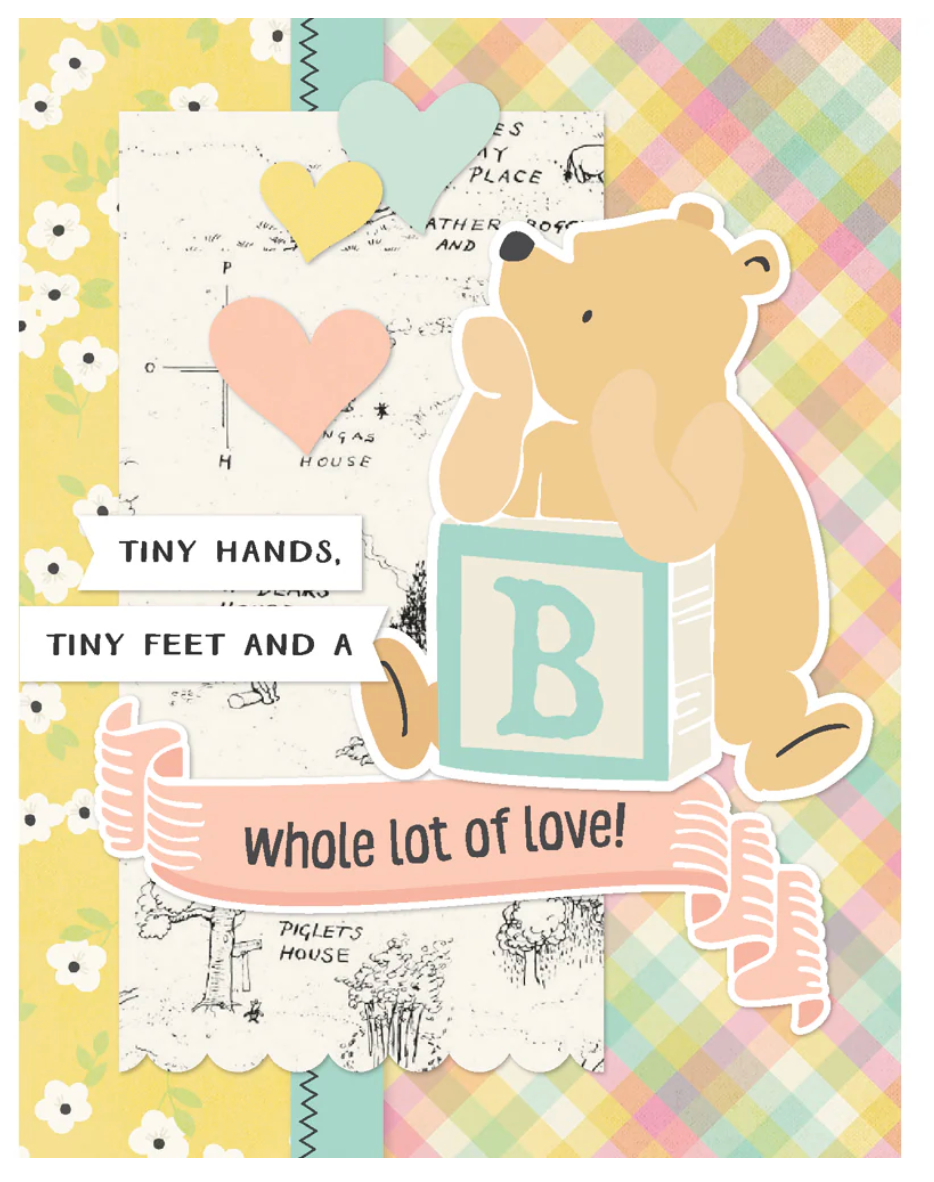 Simple Stories Say Cheese Classic Pooh Baby Simple Cards Card Kit