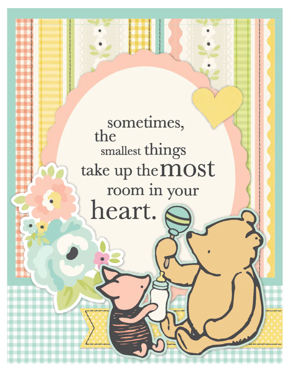 Simple Stories Say Cheese Classic Pooh Baby Simple Cards Card Kit