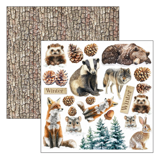 Ciao Bella Forest Tales Fussy Cut Pad 6"x6" 24/Pkg