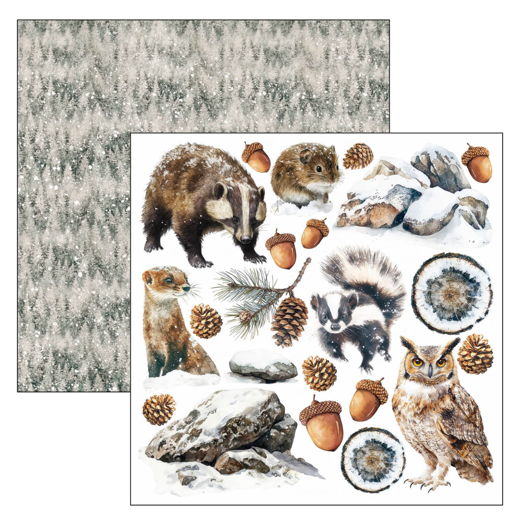Ciao Bella Forest Tales Fussy Cut Pad 6"x6" 24/Pkg