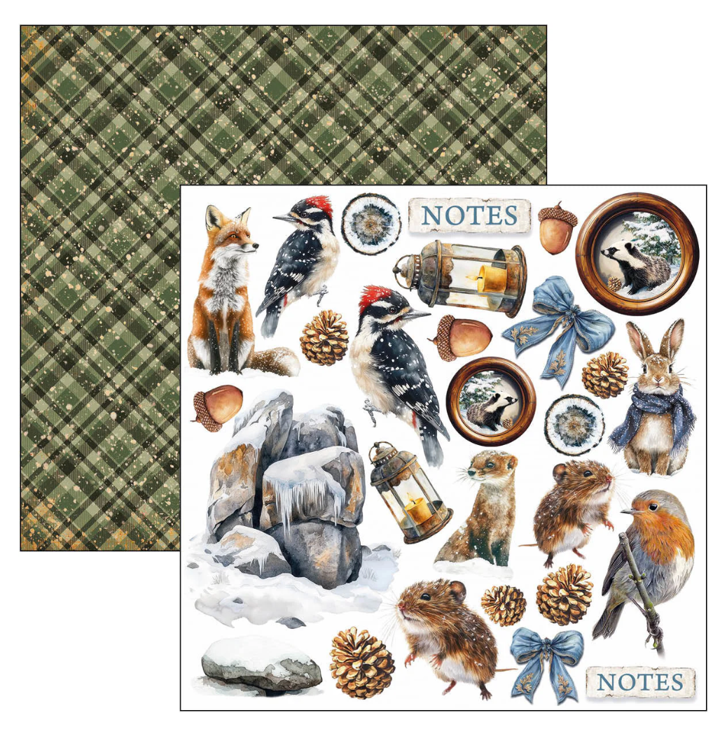 Ciao Bella Forest Tales Fussy Cut Pad 6"x6" 24/Pkg