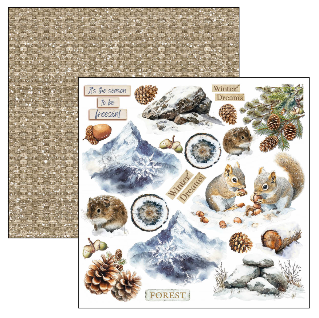 Ciao Bella Forest Tales Fussy Cut Pad 6"x6" 24/Pkg