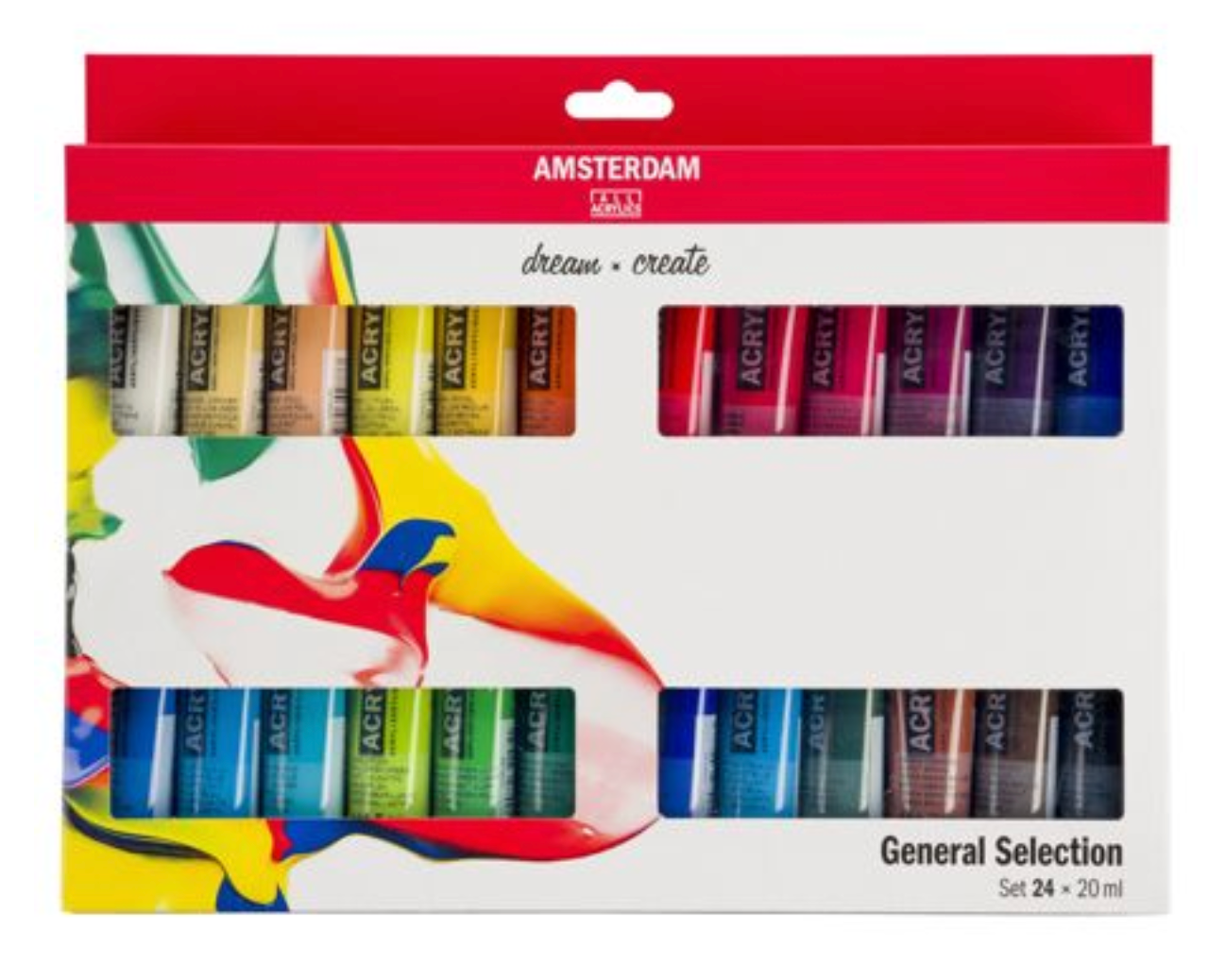 Amsterdam Standard Acrylic Paint Set 20ml 24/Pkg