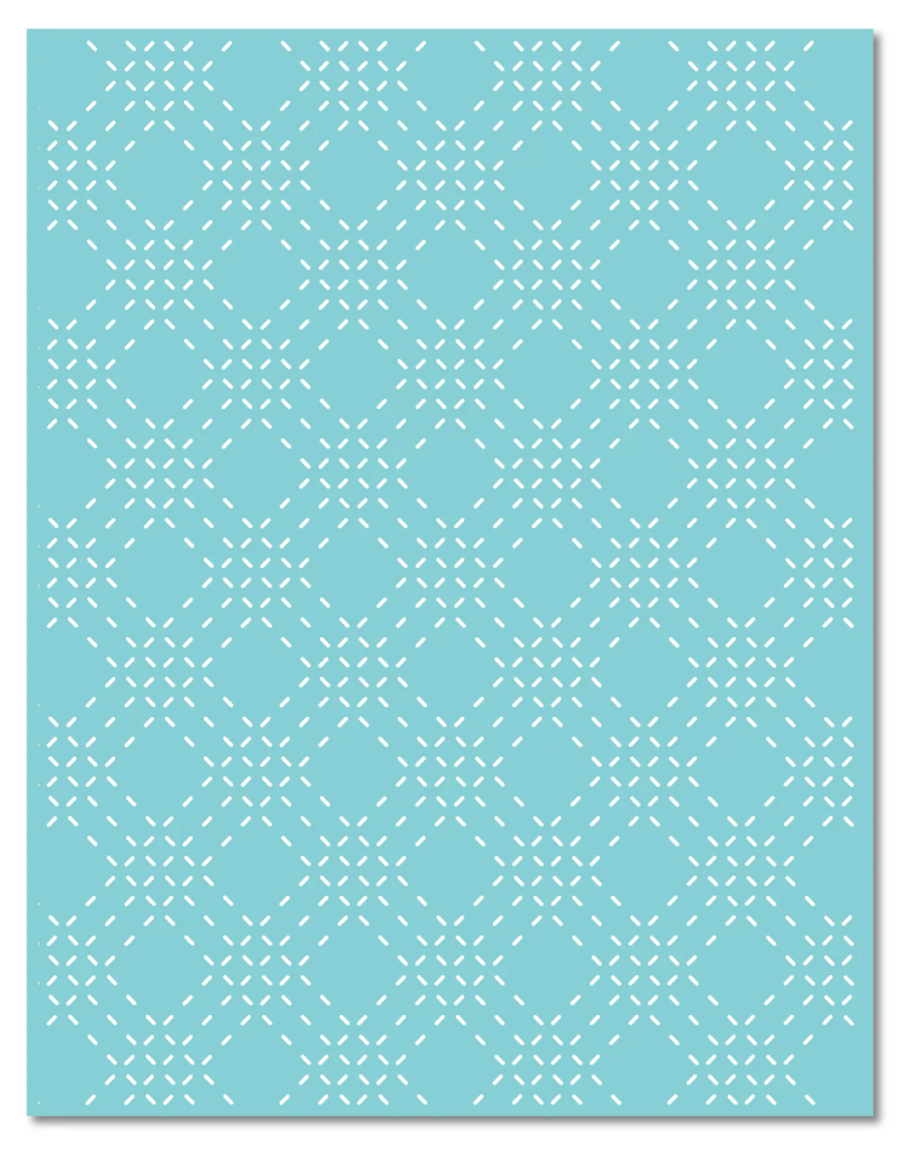 LDRS Quilted Plaid A2 Coverplate Die
