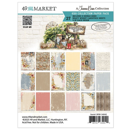 49 And Market Whispering Way Collection Pack 6"X8"