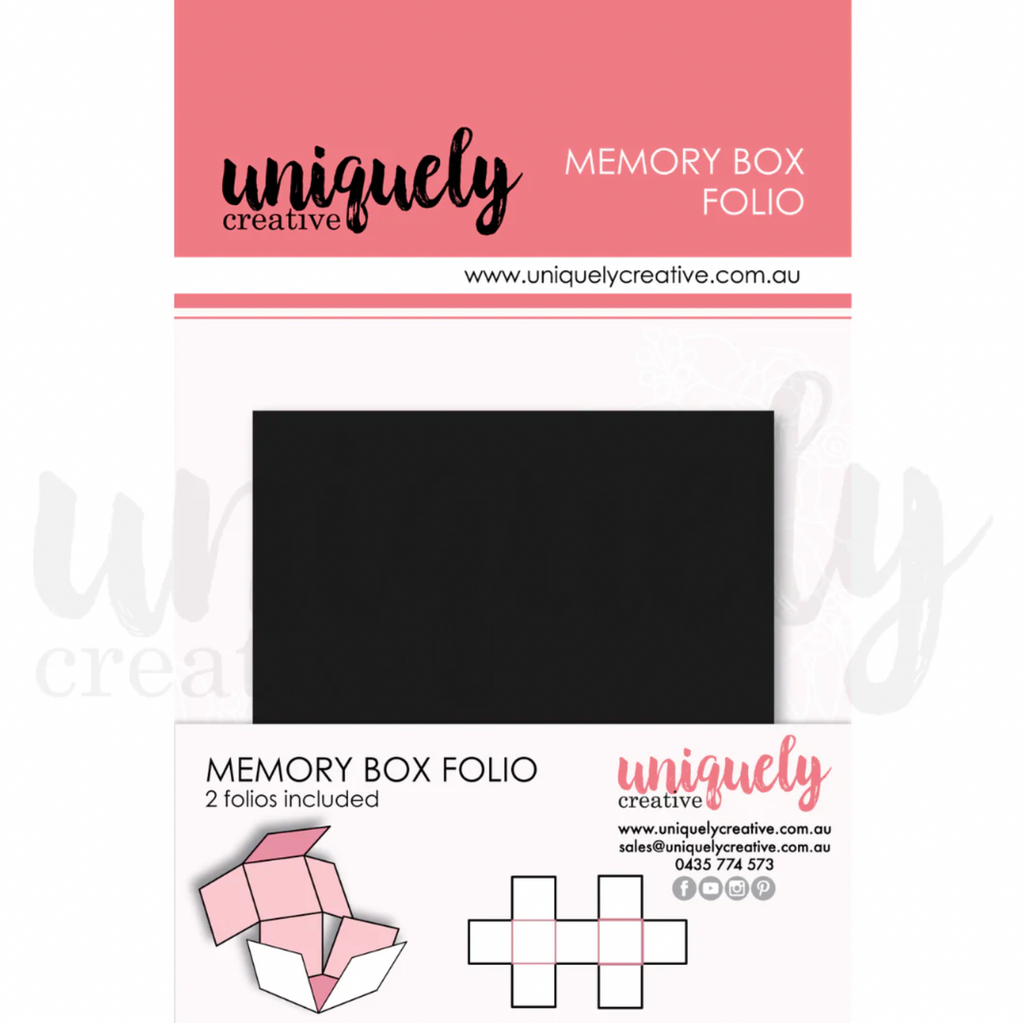 Uniquely Creative Memory Box Folio