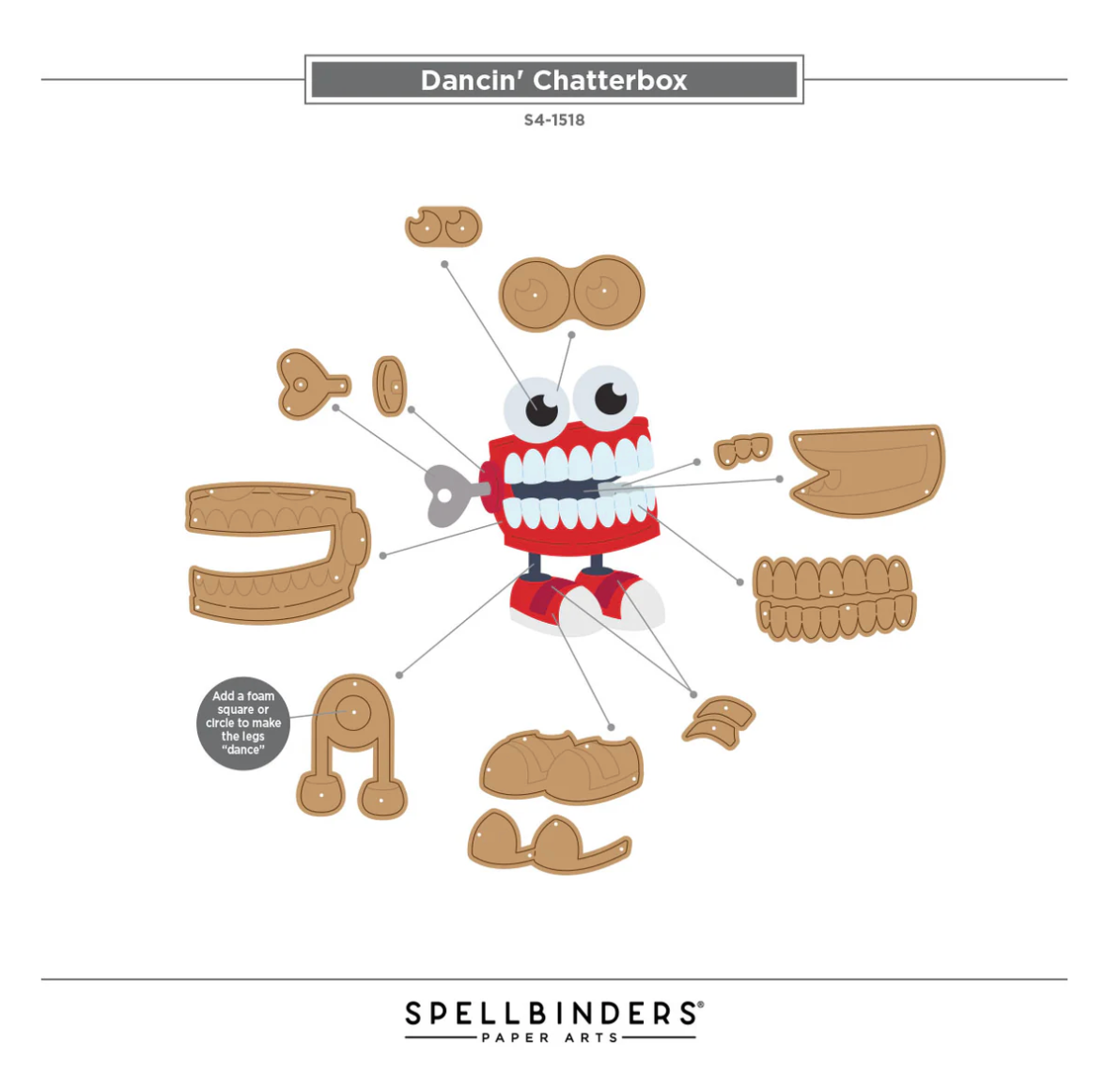Spellbinders Aged to Perfection Dies and Stamp Bundle