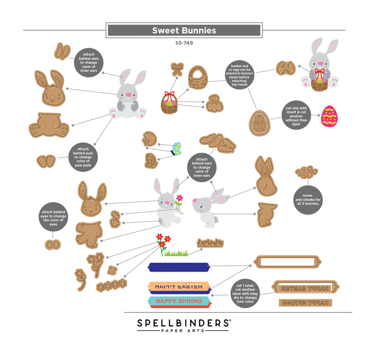 Spellbinders Happy Spring I Want It All Bundle